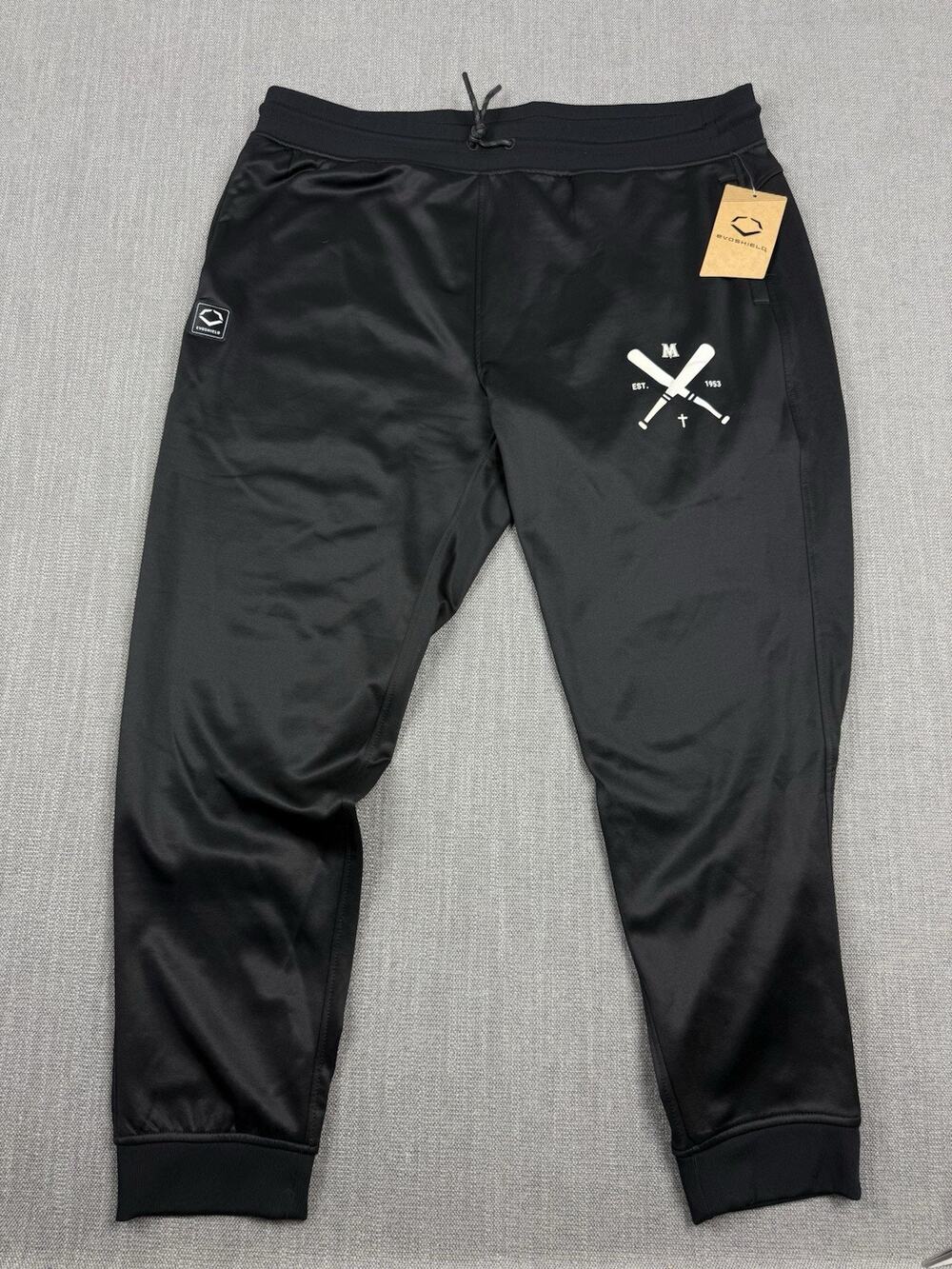 EvoShield Evo 365 Fleece Jogger Pants 2XL Black Baseball Athletic NWT Men’s